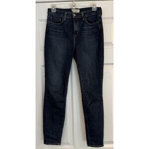 L'agence Jeans Women‎ Sz 28 Margot “Prime Blue Vintage” High Rise Skinny Stretch